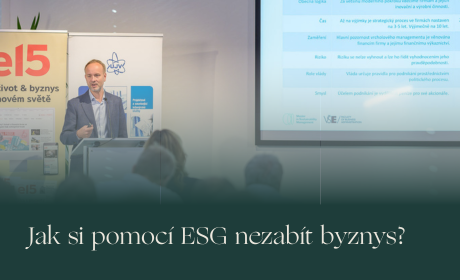 Jak si pomocí ESG nezabít byznys? Ladislav Tyll vystoupil v rámci debaty Evropské regulace a ESG